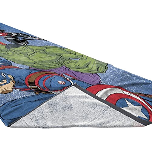 Serviette plage Avengers bleu - coton 71x147 cm variant 0 