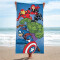 Serviette plage Avengers bleu - coton 71x147 cm - miniature variant 2