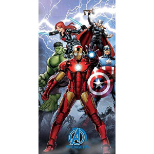 Serviette plage Avengers multicolore 870x140 cm
