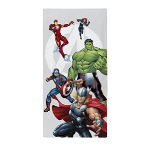 Serviette plage Avengers multicolore