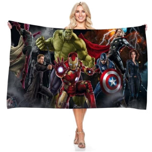 Serviette plage Iron man - Avengers - 70x140 cm