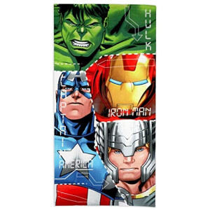 Serviette plage Avengers multicolore 70x140 cm
