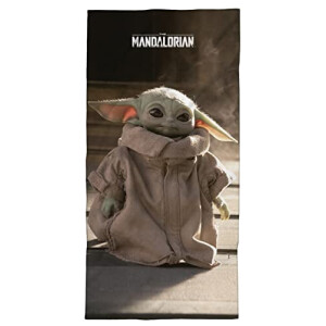 Serviette plage Yoda, Le Mandalorian - Star Wars - 75x150 cm