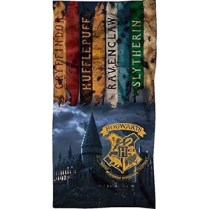 Serviette plage Harry Potter multicolore 140x70 cm