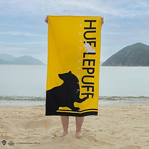 Serviette plage Poufsouffle - Harry Potter - 70x140 cm variant 0 