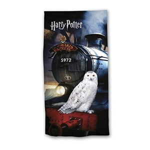 Serviette plage Hogwarts - Harry Potter - multicolore coton 70x140 cm