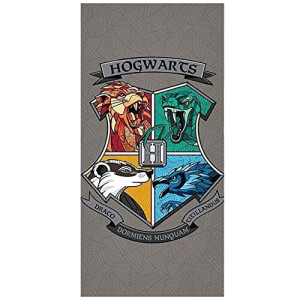 Serviette plage Harry Potter multicolore 70x140 cm