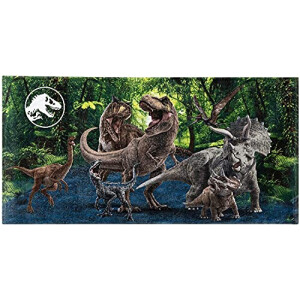Serviette plage Jurassic Park coton 71.1x147.3 cm