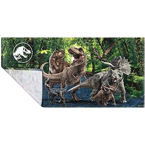 Serviette plage Jurassic Park coton 71.1x147.3 cm variant 1 