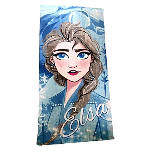 Serviette plage Elsa - La reine des neiges - multicolore