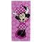 Serviette plage Minnie rose - mouse coton 71x147 cm - miniature
