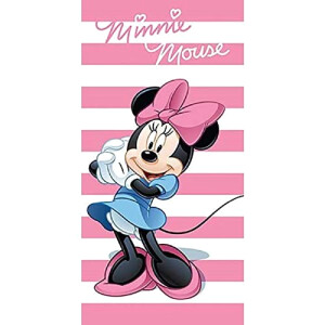 Serviette plage Mickey - Minnie - 75x140 cm