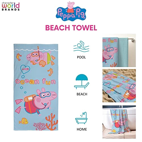 Serviette plage Peppa Pig variant 0 