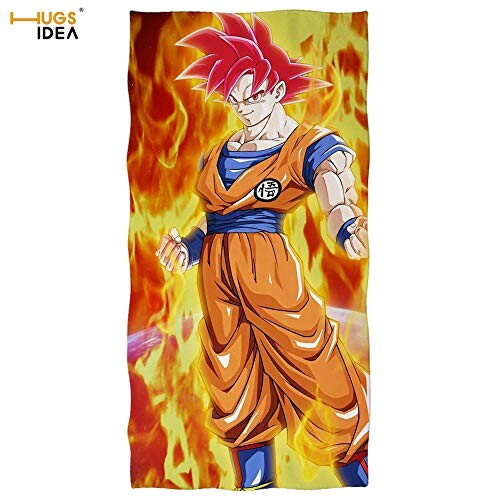 Serviette plage Goku - Dragon Ball - 35x75 cm variant 1 