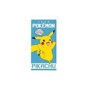 Serviette plage Pokémon couleur coton 140x70 cm
