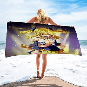 Serviette plage Lucy Heartfilia - Fairy Tail - 140x70 cm