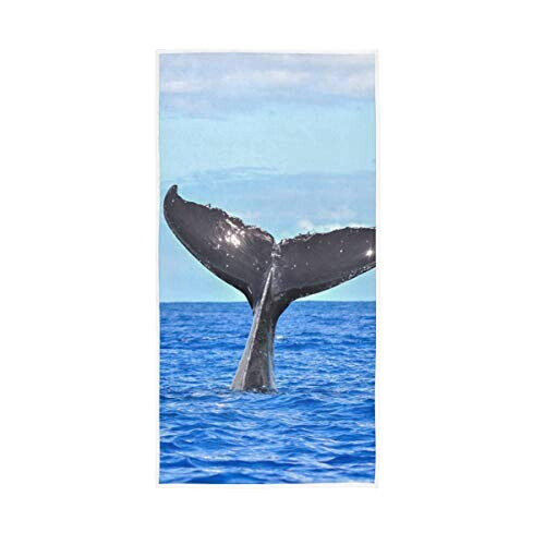 Serviette plage Baleine