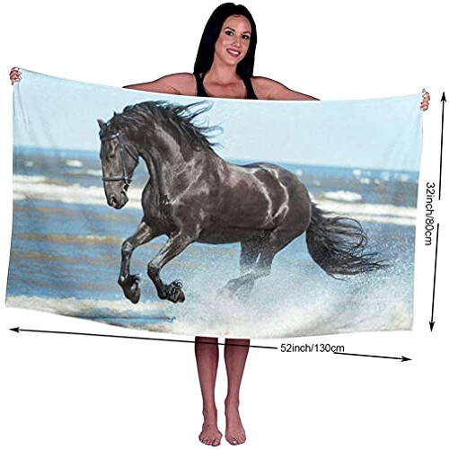 Serviette plage Cheval variant 0 