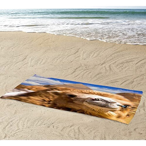 Serviette plage Chameau 75x150 cm