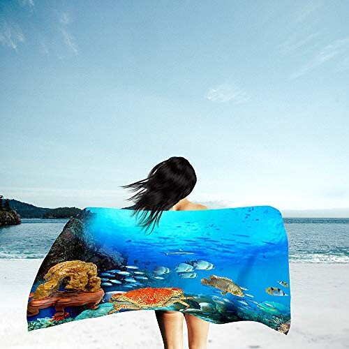 Serviette plage Crabe 70x150 cm variant 0 