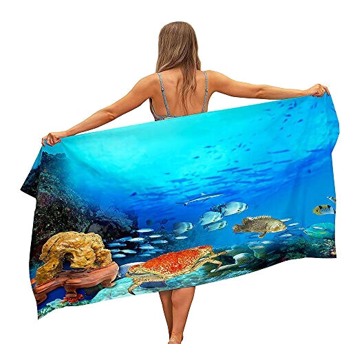 Serviette plage Crabe 70x150 cm variant 1 