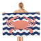 Serviette plage Crabe blanc - miniature variant 1