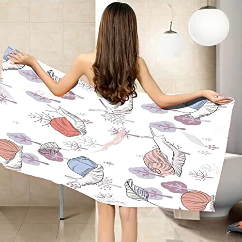 Serviette plage Escargot 70x150 cm variant 0 