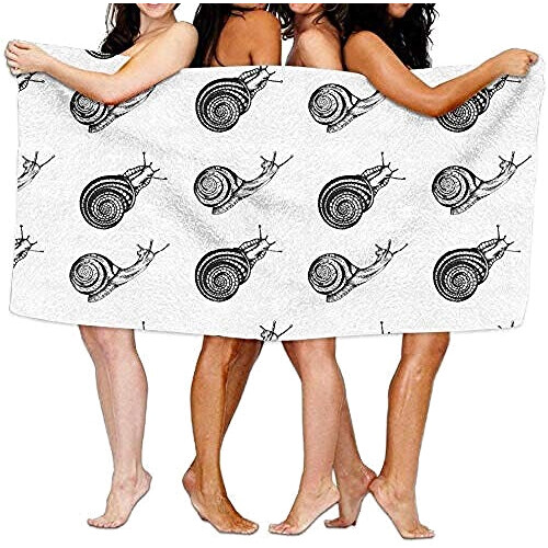 Serviette plage Escargot