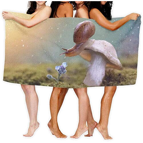 Serviette plage Escargot 130x80 cm