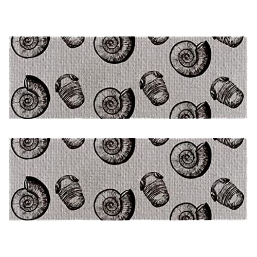 Serviette plage Escargot multicolore 29.5x81.5 cm