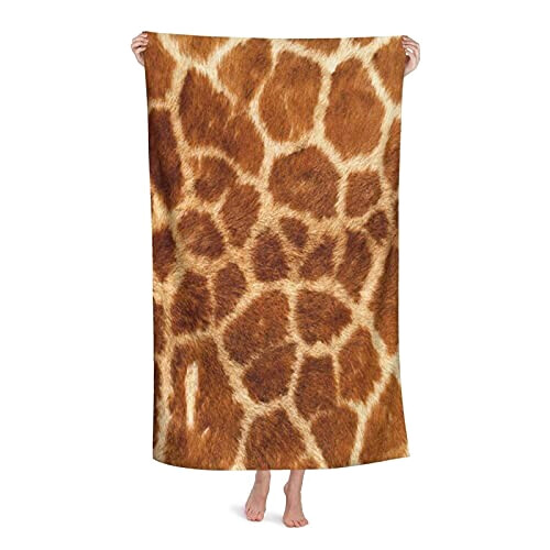 Serviette plage Girafe 80x130 cm