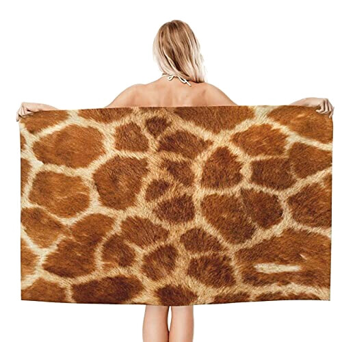 Serviette plage Girafe 80x130 cm variant 0 