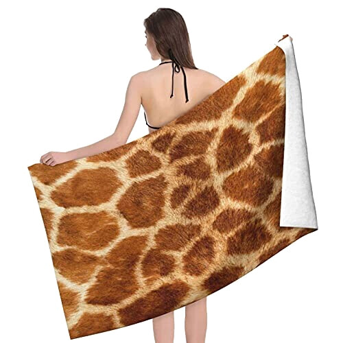 Serviette plage Girafe 80x130 cm variant 1 