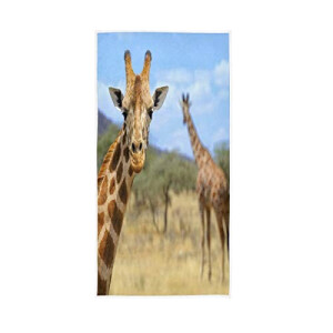 Serviette plage Girafe