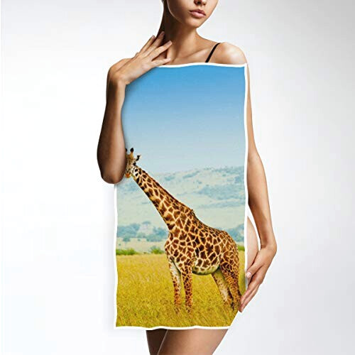 Serviette plage Girafe variant 2 