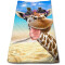 Serviette plage Girafe 30x70 cm - miniature