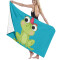 Serviette plage Grenouille blanc 81x132 cm - miniature