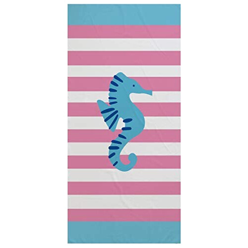 Serviette plage Hippocampe 75x150 cm