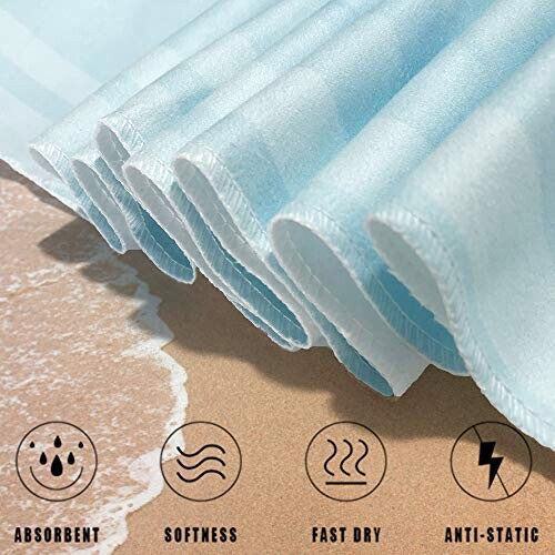 Serviette plage Hippocampe 75x150 cm variant 4 