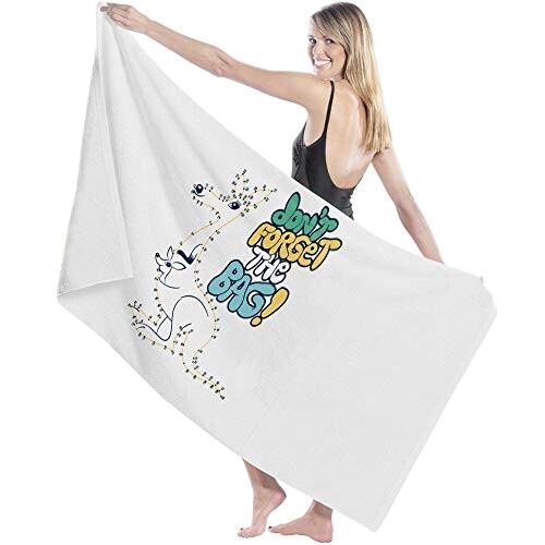 Serviette plage Kangourou 69x140 cm