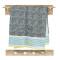 Serviette plage Léopard turquoise coton 90x180 cm - miniature