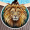 Serviette plage Lion d'or 150 cm - miniature variant 1