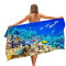Serviette plage Poisson bleu 80x160 cm - miniature