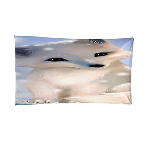 Serviette plage Renard 90x180 cm variant 2 