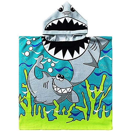 Serviette plage Requin 60x120 cm