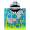 Serviette plage Requin 60x120 cm - miniature