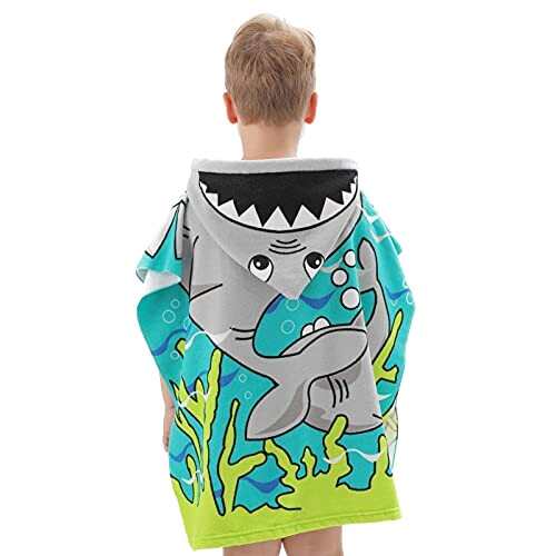 Serviette plage Requin 60x120 cm variant 4 