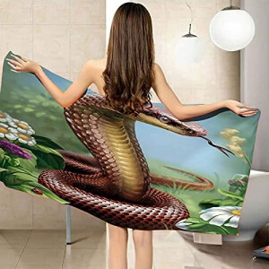 Serviette plage Serpent 90x180 cm