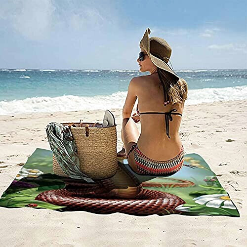 Serviette plage Serpent 90x180 cm variant 0 