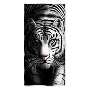 Serviette plage Tigre couleur 70x140 cm